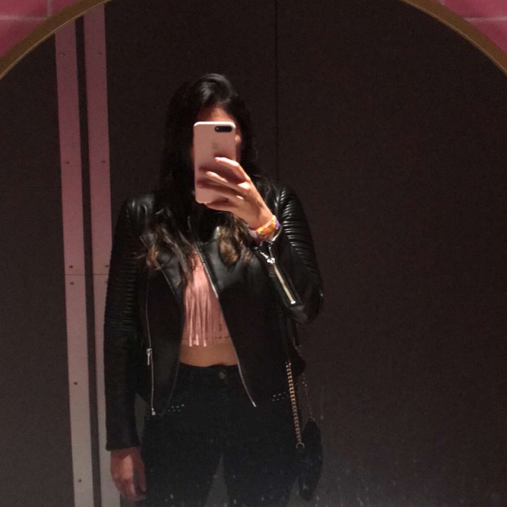 Zara Basic Leather Jacket - image 5